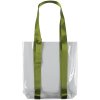 Шопер Clear Fest, прозрачный с зелеными ручками Шопер Clear Fest, прозрачный с зелеными ручками