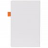 Ежедневник White Shall, недатированный, белый с оранжевым