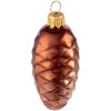 Елочная игрушка «Шишка», коричневая