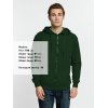 Толстовка на молнии с капюшоном Siverga 2.0, темно-зеленая