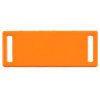 Шильдик металлический Kova, оранжевый неон