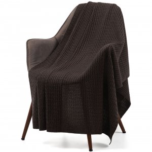 Плед Slumberland, коричневый меланж Плед Slumberland, коричневый меланж