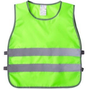 Жилет светоотражающий детский Spotlight, желтый неон Жилет светоотражающий детский Spotlight, желтый неон