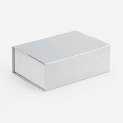 Коробка Bicolor Case, белая с серым