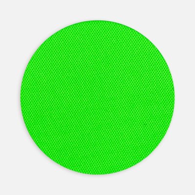 Наклейка тканевая Lunga Round, M, зеленый неон