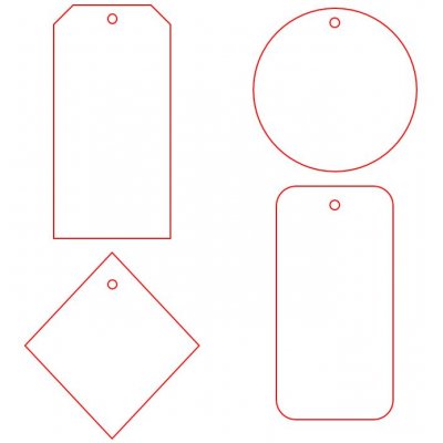 Этикетка бумажная на заказ Paper, S