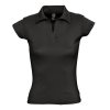 Рубашка поло женская без пуговиц Pretty 220, черная Рубашка поло женская без пуговиц Pretty 220, черная