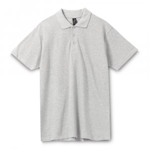 Рубашка поло мужская Spring 210, светлый меланж