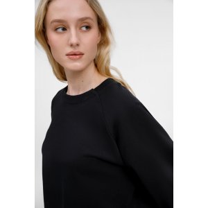 Свитшот унисекс Avenu, черный Свитшот унисекс Avenu, черный