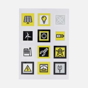 Стикерпак UV-DTF Industry, энергетика