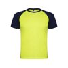 Спортивная футболка Indianapolis мужская, неоновый желтый/нэйви