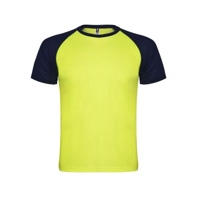 Спортивная футболка Indianapolis мужская, неоновый желтый/нэйви