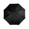 Зонт-трость 7560 Alu с деталями из прочного алюминия, полуавтомат, черный