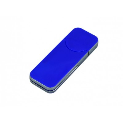 USB-флешка на 4 Гб в стиле I-phone, прямоугольнй формы, синий