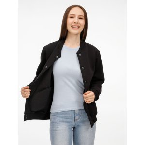 Бомбер унисекс AtmosWear, черный Бомбер унисекс AtmosWear, черный