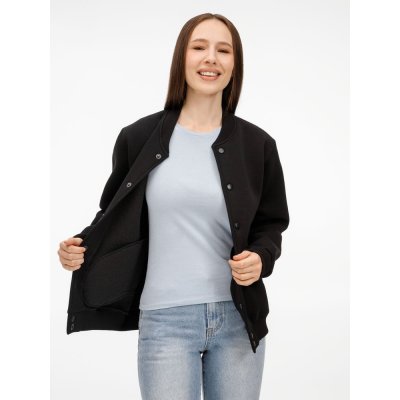 Бомбер унисекс AtmosWear, черный