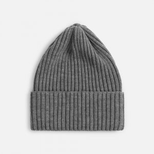 Шапка Yong, серый меланж (эбонит)