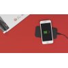 Настольное беспроводное зарядное устройство "Slim SOFTTOUCH", цвет черный