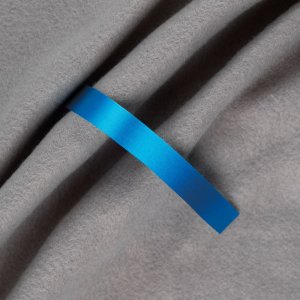 Лента сатиновая Satin 10 S, голубая, 50 см