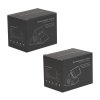Bluetooth колонка-подставка "Rock" 3Вт с беспроводным зарядным устройством и подсветкой логотипа, цвет черный