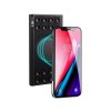 Беспроводное зарядное устройство "Eight SOFTTOUCH", 8000 mAh, с подсветкой логотипа и подставкой, цвет черный