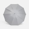 Зонт обратного сложения с ручкой-карабином Foldberry, серый