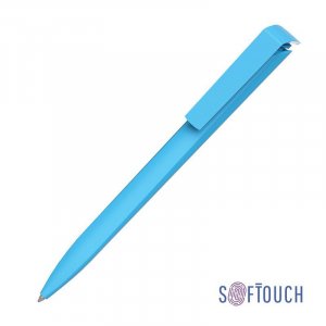 Ручка шариковая TRIAS SOFTTOUCH, цвет бирюзовый