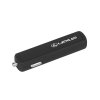 Автомобильное зарядное устройство "Slam" с 2-мя разъёмами USB, покрытие soft touch, цвет черный