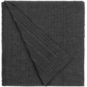 Плед Trenza, темно-серый Плед Trenza, темно-серый