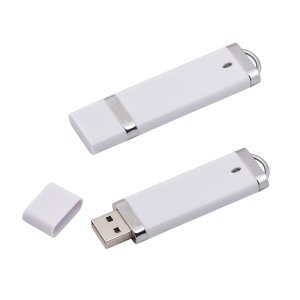 Флеш-карта USB 8GB "Абсолют", белая#, цвет белый