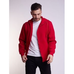 Худи на молнии Premium Heavy, красное Худи на молнии Premium Heavy, красное