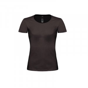 Футболка женская Exact 190 Top/women, черная/black, размер M, цвет черный