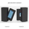 Набор зарядное "Theta" 4000 mAh + флеш-карта "Vostok" 16Гбв футляре, голубой, покрытие soft touch, цвет голубой
