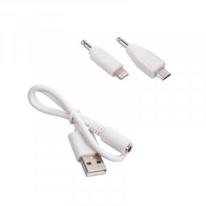Кабель 2-в-1 (microUSB, Lightning), цвет белый