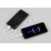 Кабель 2-в-1 (microUSB, Lightning), цвет белый