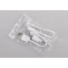 Кабель 2-в-1 (microUSB, Lightning), цвет белый