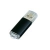 USB 2.0- флешка на 64 Гб с прозрачным колпачком, черный