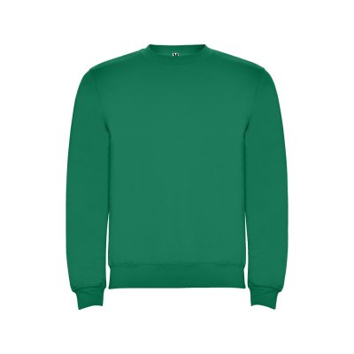Свитшот с начесом Clasica унисекс, зеленый