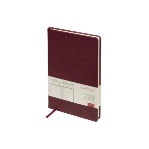 Ежедневник недатированный А5 Loft, бордовый