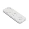 Настольная беспроводная (15W) зарядная станция "Snow Board" для смартфона, часов и наушников, цвет белый