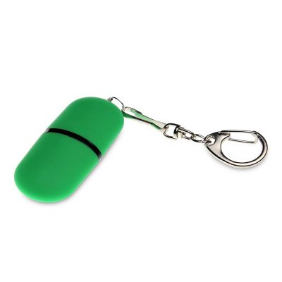 Флешка Goutte Soft-touch на 64 Гб, зеленый