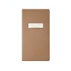 Еженедельник недатированный А6 Total beige с нашивкой, бежевый
