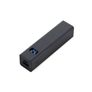 Внешний аккумулятор Rail, 5000 mAh, черный Внешний аккумулятор Rail, 5000 mAh, черный