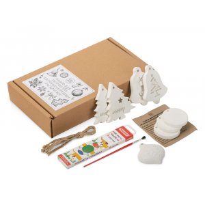 Набор для творчества Ёлочные игрушки-раскраски Набор для творчества Ёлочные игрушки-раскраски