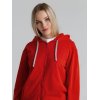 Толстовка на молнии с капюшоном Unit Siverga, красная