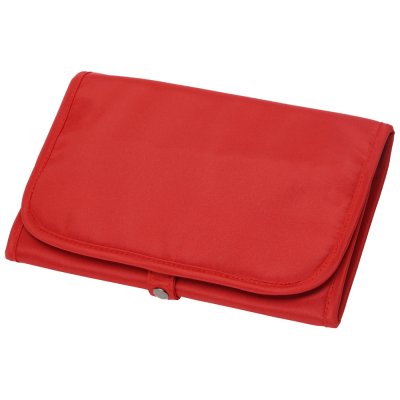 Несессер для путешествий со съемной косметичкой Flat, красный