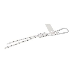 Брелок-веревочка на карабине Trinket, черно-белый Брелок-веревочка на карабине Trinket, черно-белый