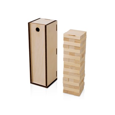 Настольная игра из дерева Башня в деревянной коробке
