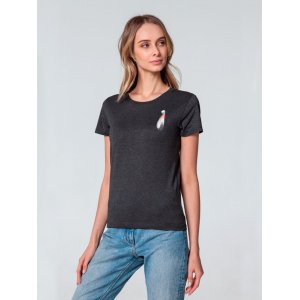 Футболка женская Ghost of Love, черная Футболка женская Ghost of Love, черная