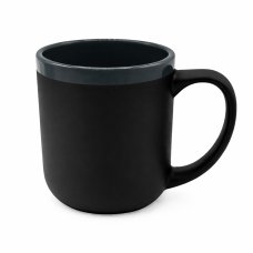 Кружка Barrel, софт-тач, чёрно-серая Кружка Barrel, софт-тач, чёрно-серая